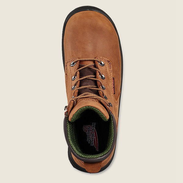 Red Wing Safety Bot Erkek - King Toe® - 6-Inch Toe - Kahverengi - 23VSMFCPB